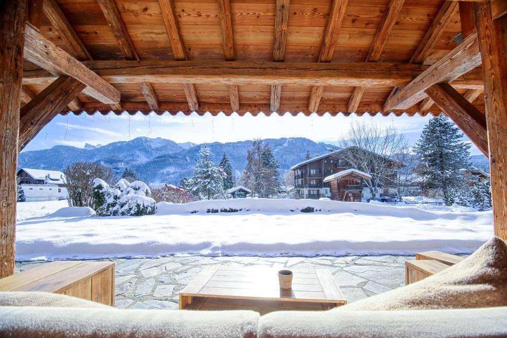 Residence Hôtelière La Renardiere Samoëns Exterior foto